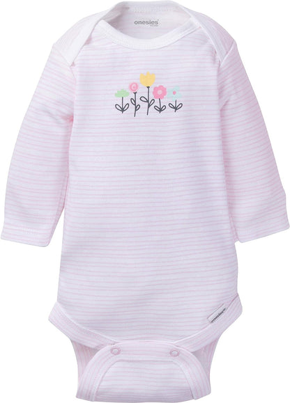 Baby Boys & Girls 6-Pack Long Sleeve Bodysuits
