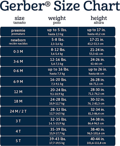Baby Boys & Girls 6-Pack Long Sleeve Bodysuits