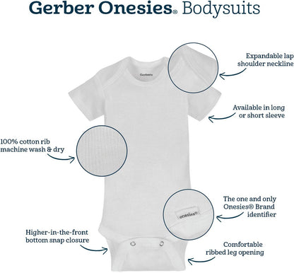 Baby Boys & Girls 6-Pack Long Sleeve Bodysuits